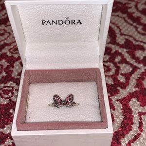 Authentic Pandora Minnie Mouse ring sz 38/US 4 1/2